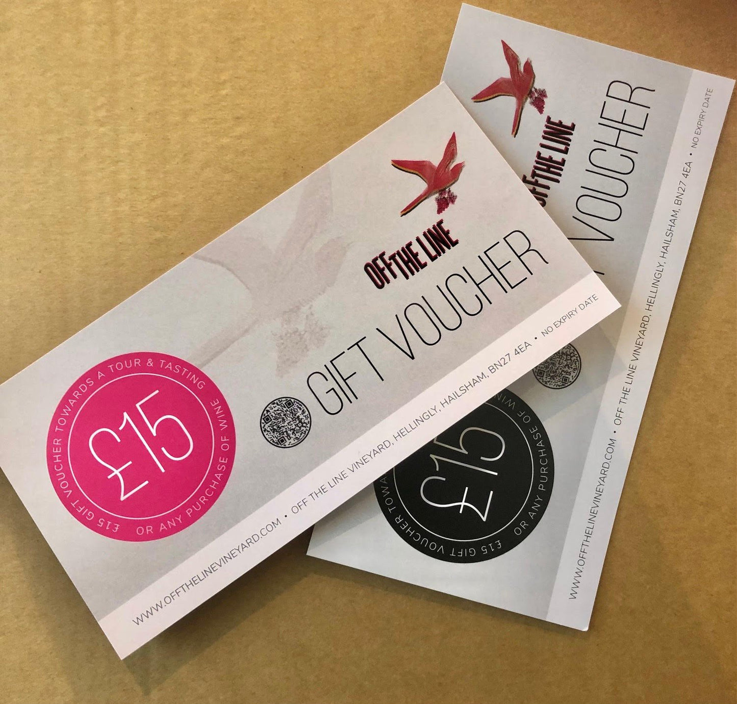 Off The Line Physical Gift Voucher